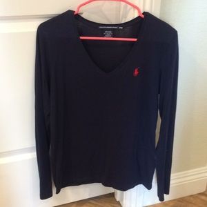 Ralph Laure - V neck long sleeves t-shirt - Medium